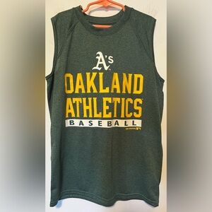 MLB Oakland A’s Team Athletics Genuine Merchandise Kids’ Tank Size M 10/12